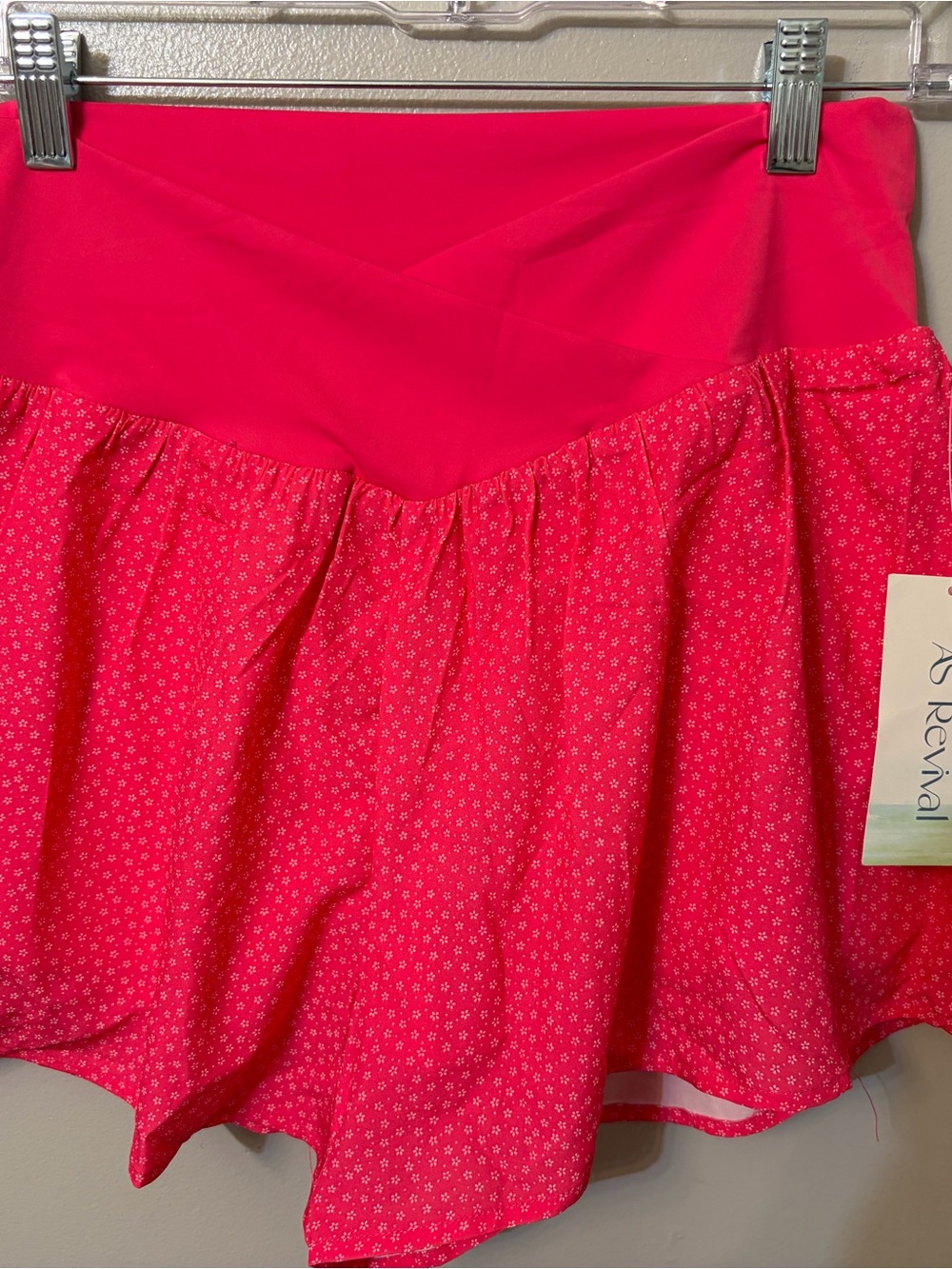 AS Revival Women's Floral Circle Skirt in Hot Pink